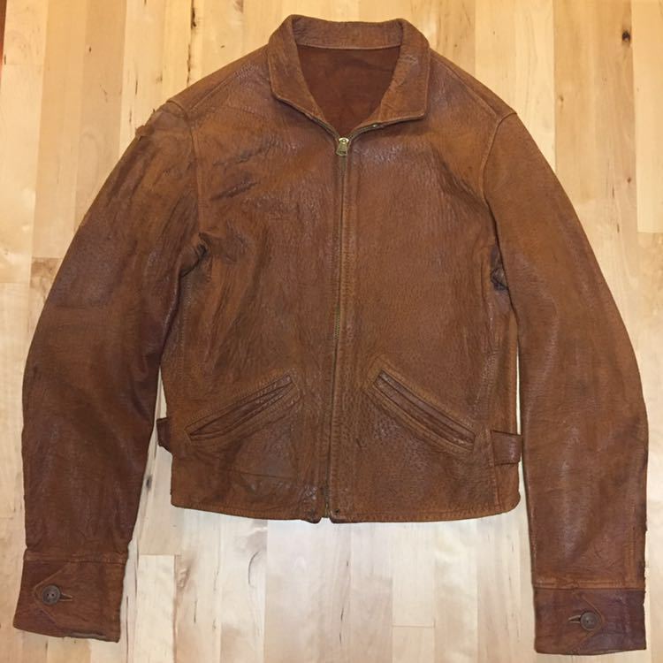 30s スポーツ レザー レザージャケット 30's〜40's – 古着屋 Leather