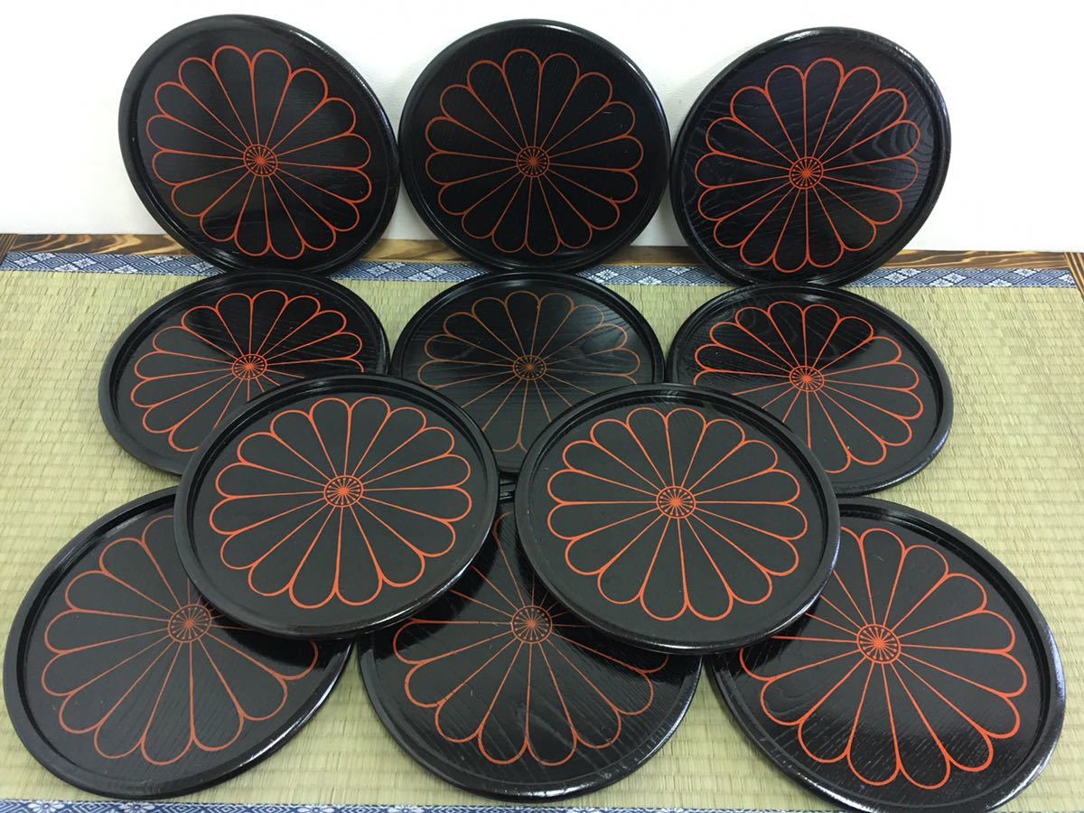 ○e301 塗師 川瀬表完 作 五重縁高 主菓子器 共箱 黒真塗 菓子器 茶道具