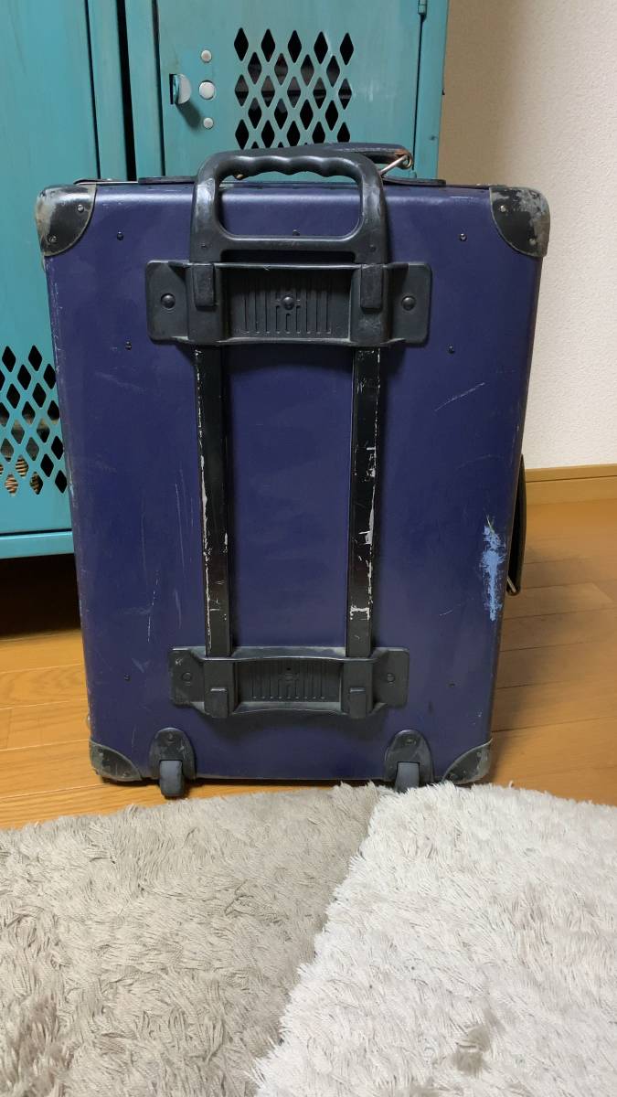 GLOBE TROTTER グローブトロッター スーツケース 紺 21インチ GLOBE