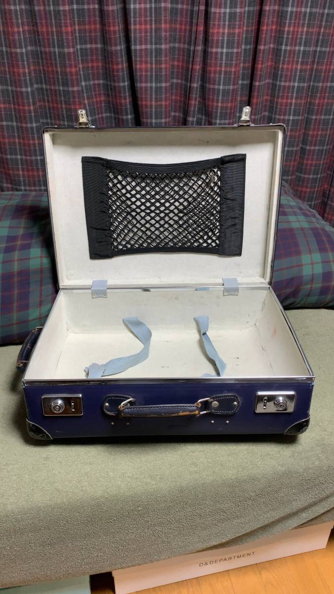 GLOBE TROTTER グローブトロッター スーツケース 紺 21インチ GLOBE