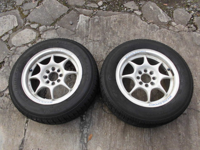 ⁠希少WedsSport 14インチ 6JJ➕39PCD100 4穴タイヤ付き 14インチ ウェッズスポーツ PCD100 4穴 RS-5 ウェッズ 4H 6j Yahoo
