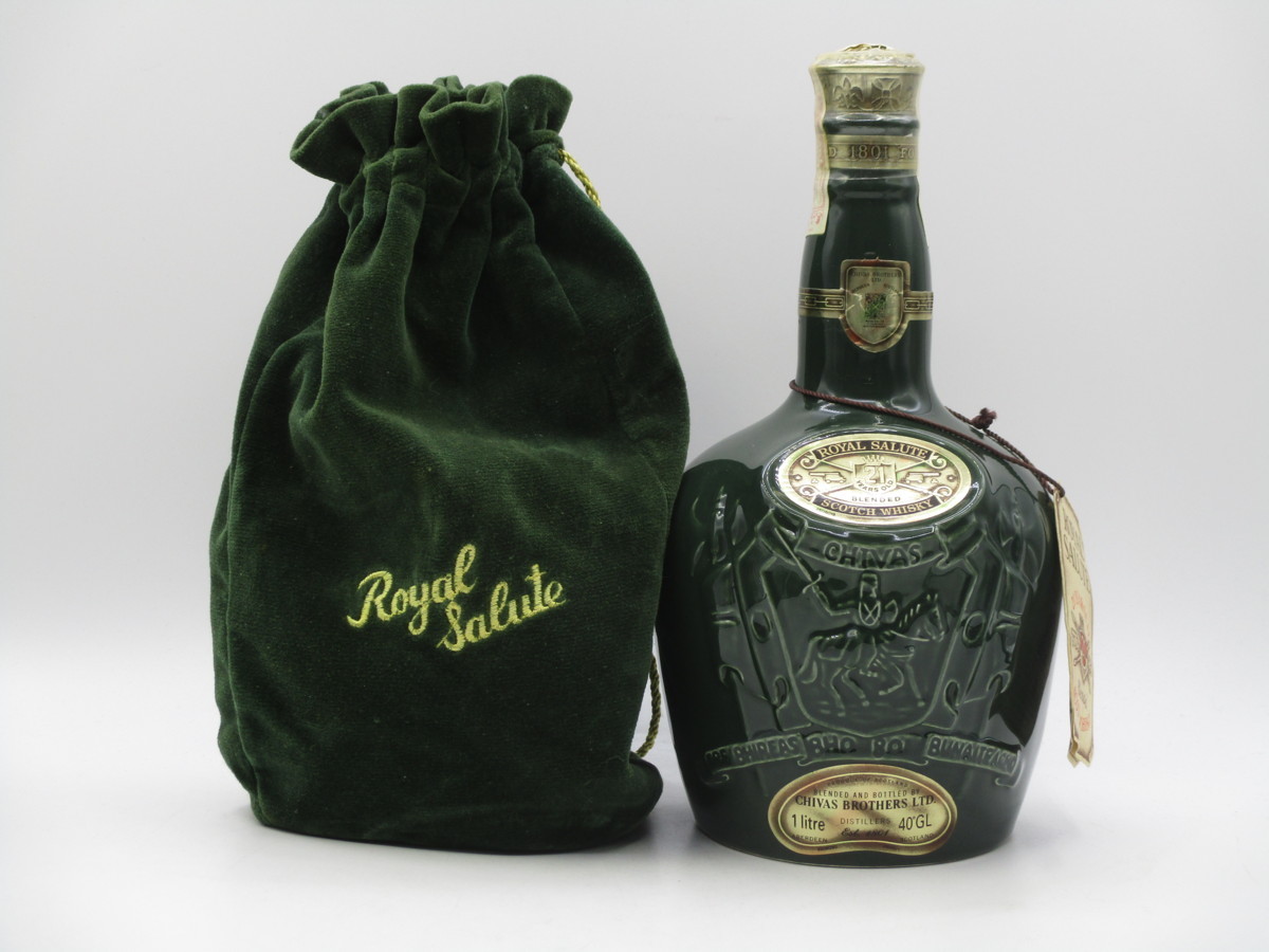 ROYAL SALUTE 21年 ロイヤル サルート スコッチ ウイスキー 緑陶器