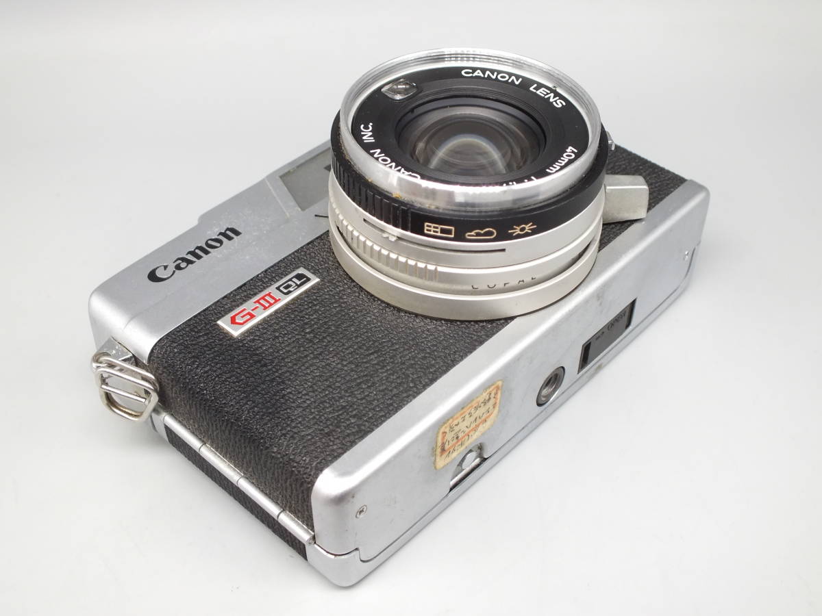 販売お得セール キヤノン QL17 G-Ⅲ QL レンジファインダーカメラ