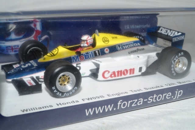 新品 TR002 スパーク 1/43 FORZA特注 ウィリアムズ ホンダ FW09B