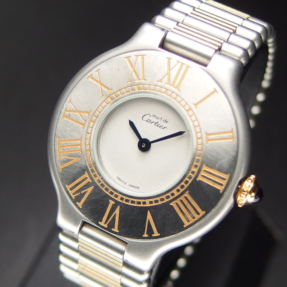 J*️様 カルティエ マスト21 腕時計 Cartier 動作未確認 カルティエ 