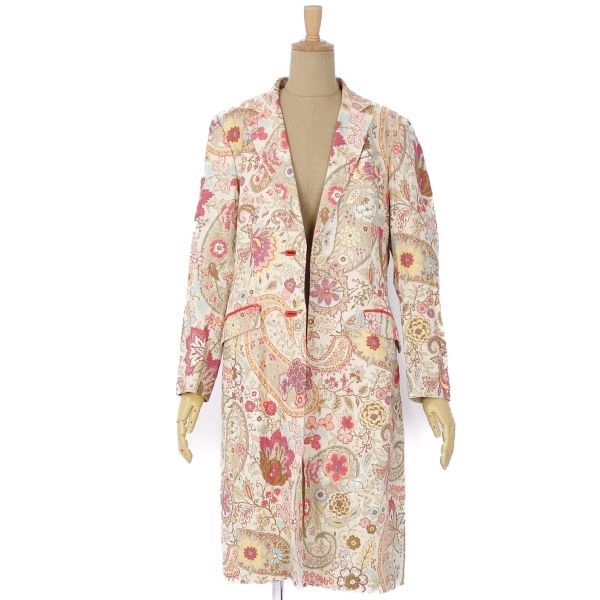 エトロ ETRO イタリア製 レディース ペイズリー チェスターコート