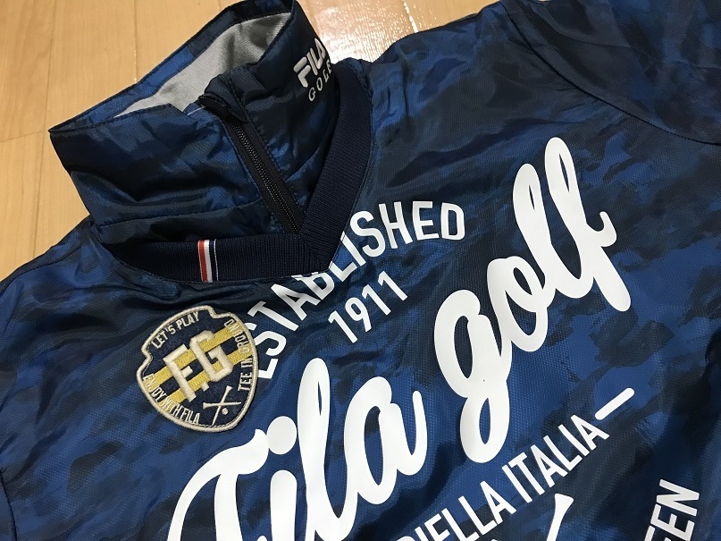 爆買い，新作登場 FILA GOLF フィラゴルフ 2WAY プルオーバーブルゾン 787-206Z ネイビー ＬＬ(ジャンパー、ジャケット)｜売買されたオークション情報、yahooの商品情報をアーカイブ公開 - オークファン ジャンパー、ジャケット