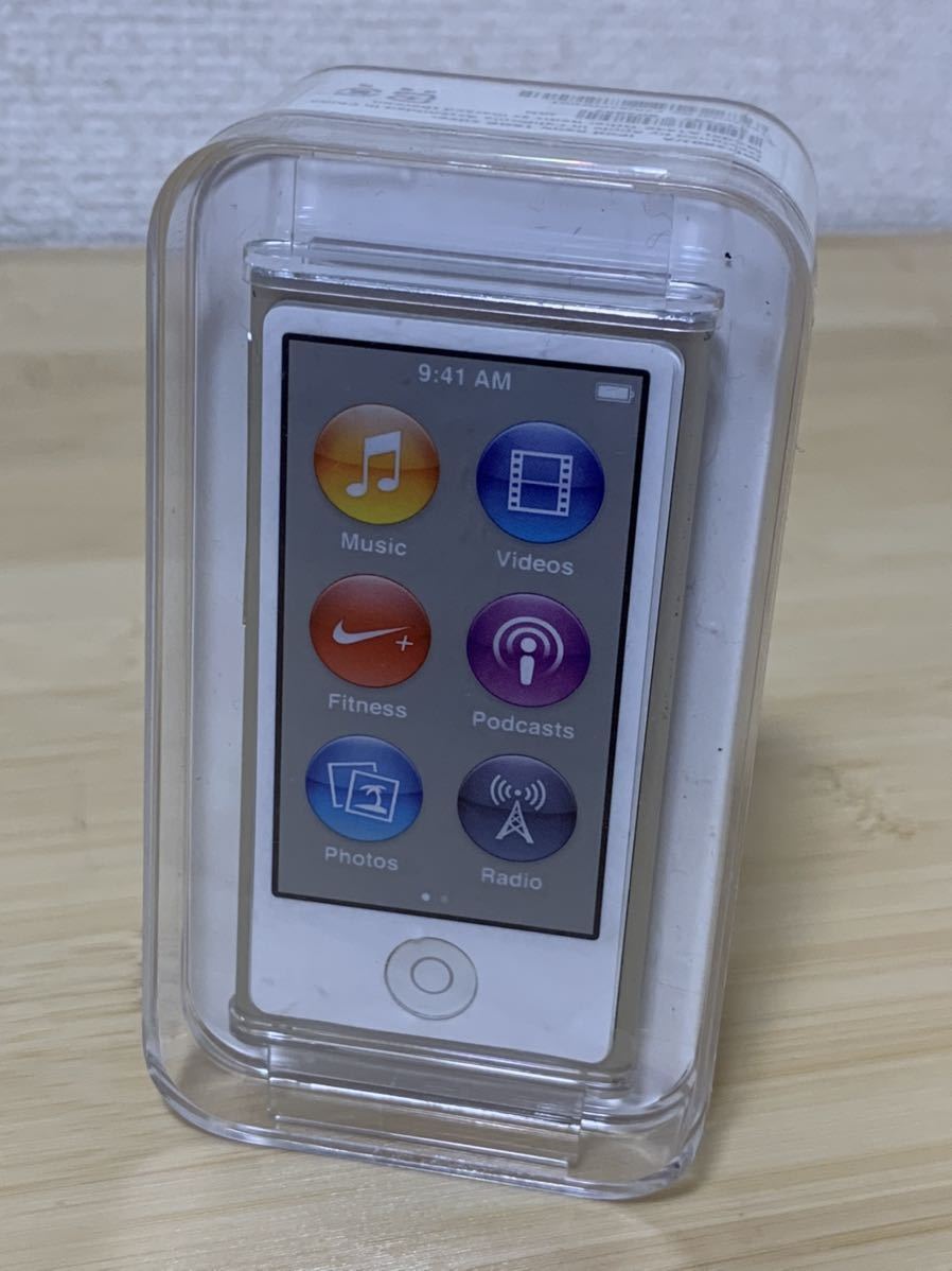iPod nano 第7世代 16GB シルバー 動作品 初期化済み iPod nano 第7