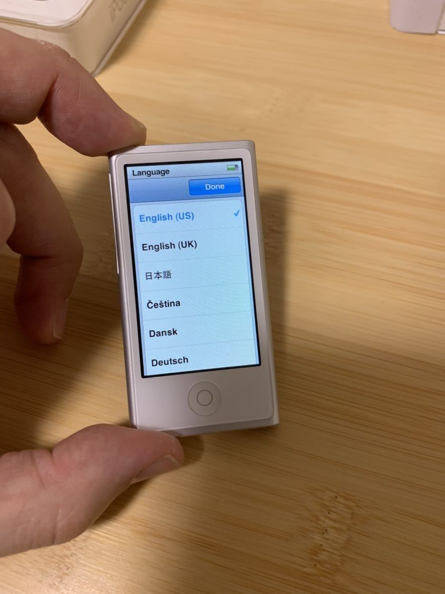 iPod nano 第7世代 16GB シルバー 動作品 初期化済み iPod nano 第7