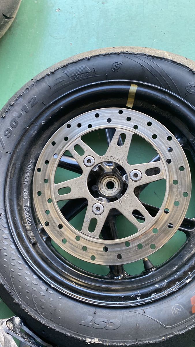 NSR50 ホイール NSR80 売約済みNSR50⁄80の前後ホイールが入荷しました