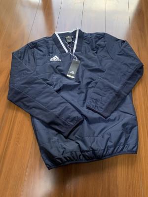 激安大特価，限定セール 冬場暖か 中綿入り adidas/ CLIMA WARM ジャケット Ｍ NVY(アディダス)｜売買されたオークション情報、yahooの商品情報をアーカイブ公開 - オークファン ジャンパー、ジャケット
