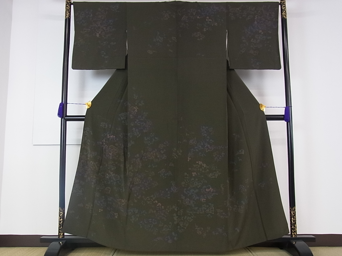 ベストストア日本一受賞店□平和屋着物□訪問着 葡萄文 金彩