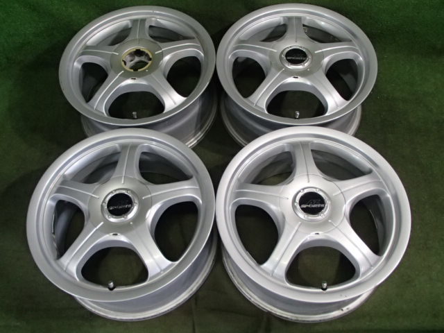 AZ SPORTS ①　中古アルミホイール15インチ　4穴（８穴）２本（４本） 2026年最新Yahoo!オークション -az-sports(4穴)の中古品・新品 -az