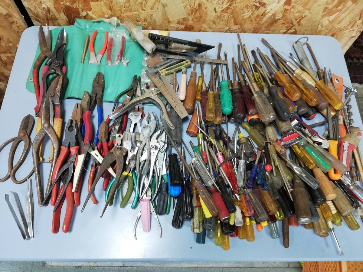 ドライバー　プラス　マイナス　ペンチ　ニッパ　など　まとめ_1