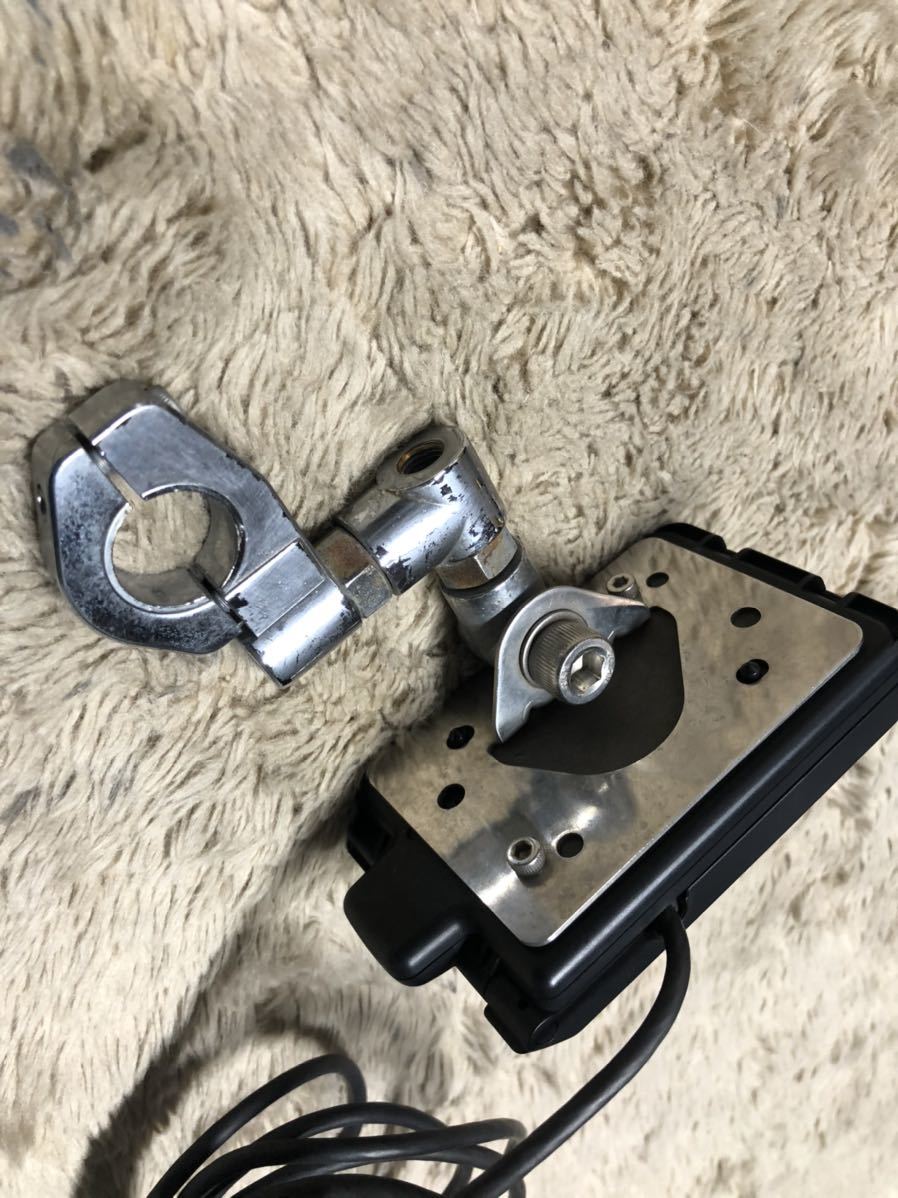 ステー付き】ETC車載器 日本無線 アンテナ一体型ETC JMR-12 ETC バイク