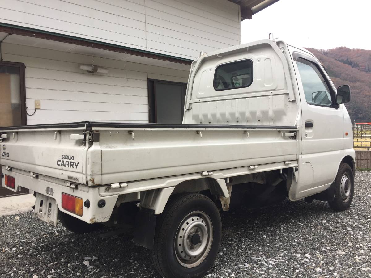 【格安 売り切り 軽トラ】スズキ キャリィトラック 4WD DA62T 安い 車検記録全部あり 事故なし 