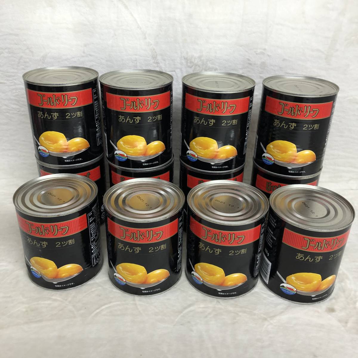 送料無料，新品 〇ゴールドリーフ あんずシラップ漬け 内容総量825g 12缶〇(缶詰、瓶詰)｜売買されたオークション情報、yahooの商品情報をアーカイブ公開 - オークファン 缶詰、瓶詰