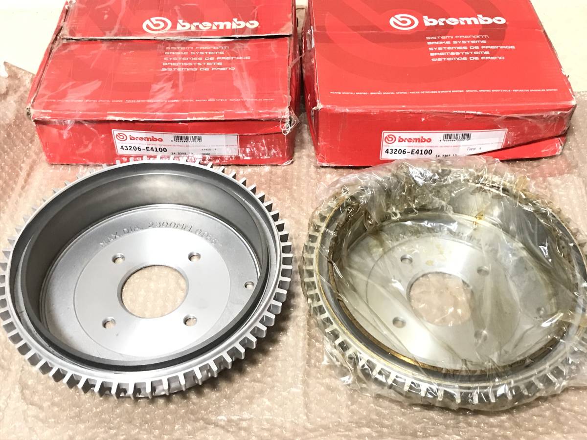 超 S30Z 日産純正OEM ブレンボ アルフィンドラム 左右セット