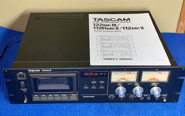 TASCAM プロ業務用高級カセットデッキ 112MK2 完動美品 No.4 TASCAM