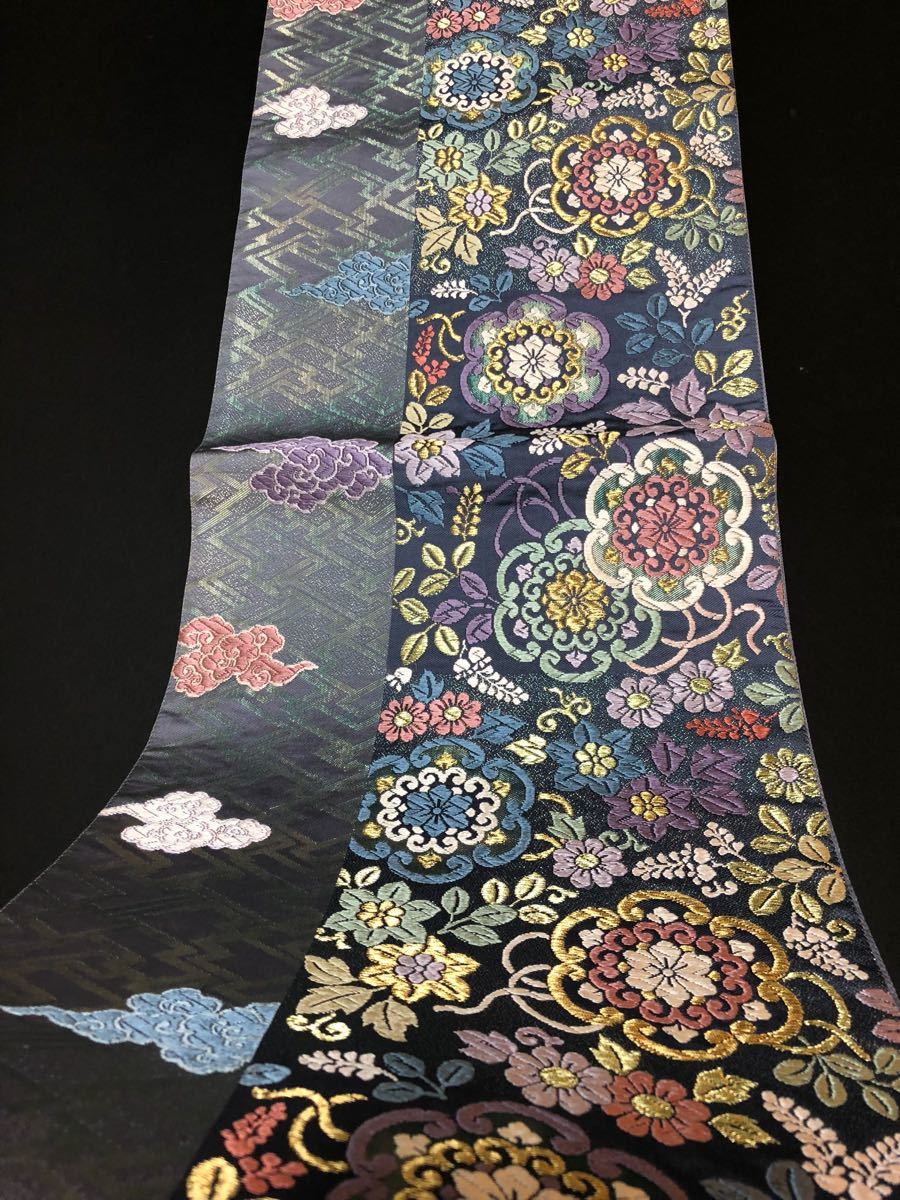 日舞家所蔵品☆【逸品美品】京都老舗銘店「ゑり善」47万 総刺繍 手刺繍