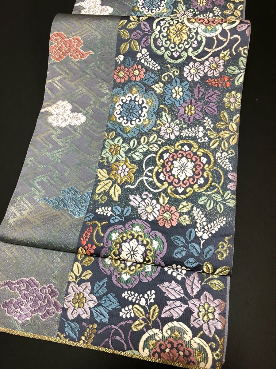 日舞家所蔵品☆【逸品美品】京都老舗銘店「ゑり善」47万 総刺繍 手刺繍