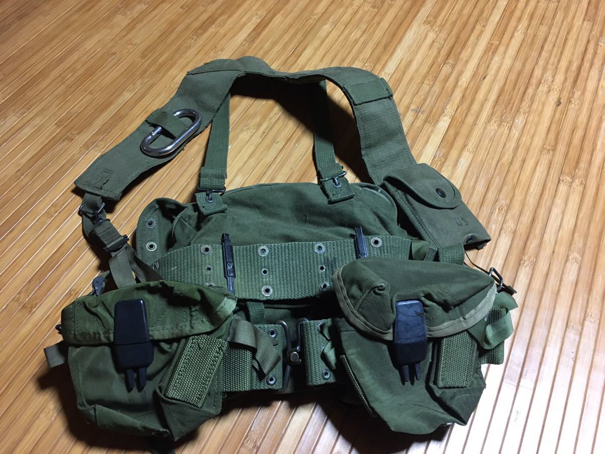 米軍アメリカ軍ナム戦装備セット弾帯弾倉サスペンダーバックパック