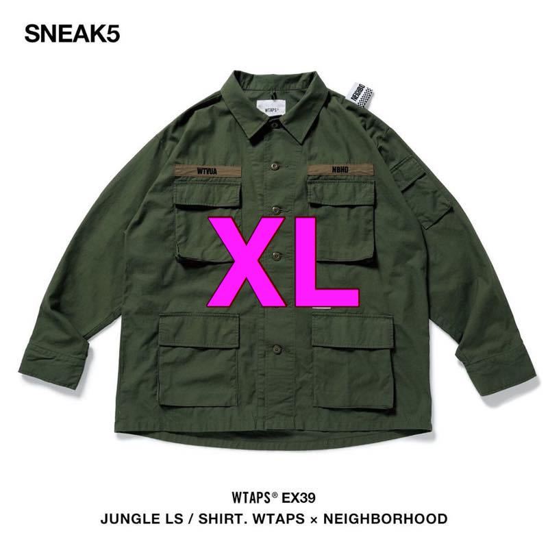 限定SALE，人気SALE NEIGHBORHOOD x WTAPS ジャングルシャツ オリーブ XL(Tシャツ)｜売買されたオークション情報、yahooの商品情報をアーカイブ公開 - オークファン Tシャツ