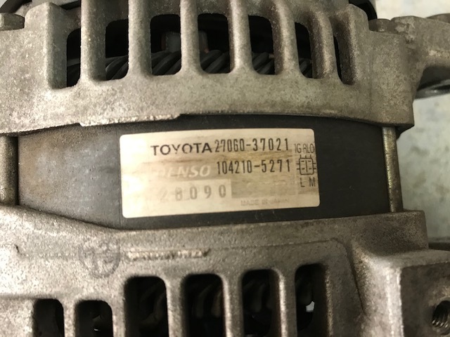 新作入荷，爆買い ダイナモ オルタネーター 104210-5271 27060-37021 カローラ アイシス フィールダー(トヨタ用)｜売買されたオークション情報、yahooの商品情報をアーカイブ公開 - オークファン トヨタ用
