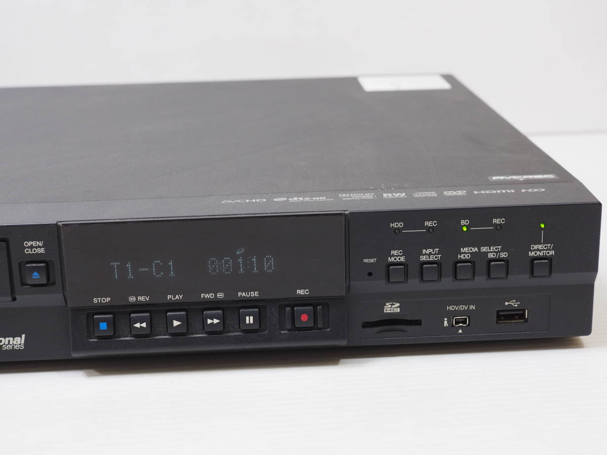 JVC - SR-HD2500 入力ソースからBD⁄DVDへのダイレクト記録に対応。業務