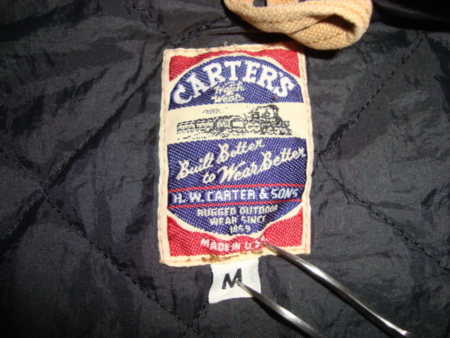 アメリカ製　ＵＳＡ製　カーターズ　CARTER'S ブラウンダック　ダブルブレスト　カバーオール　中綿キルティング ダック カーターズ carter\u0027s &frasl; ③80s frgeek