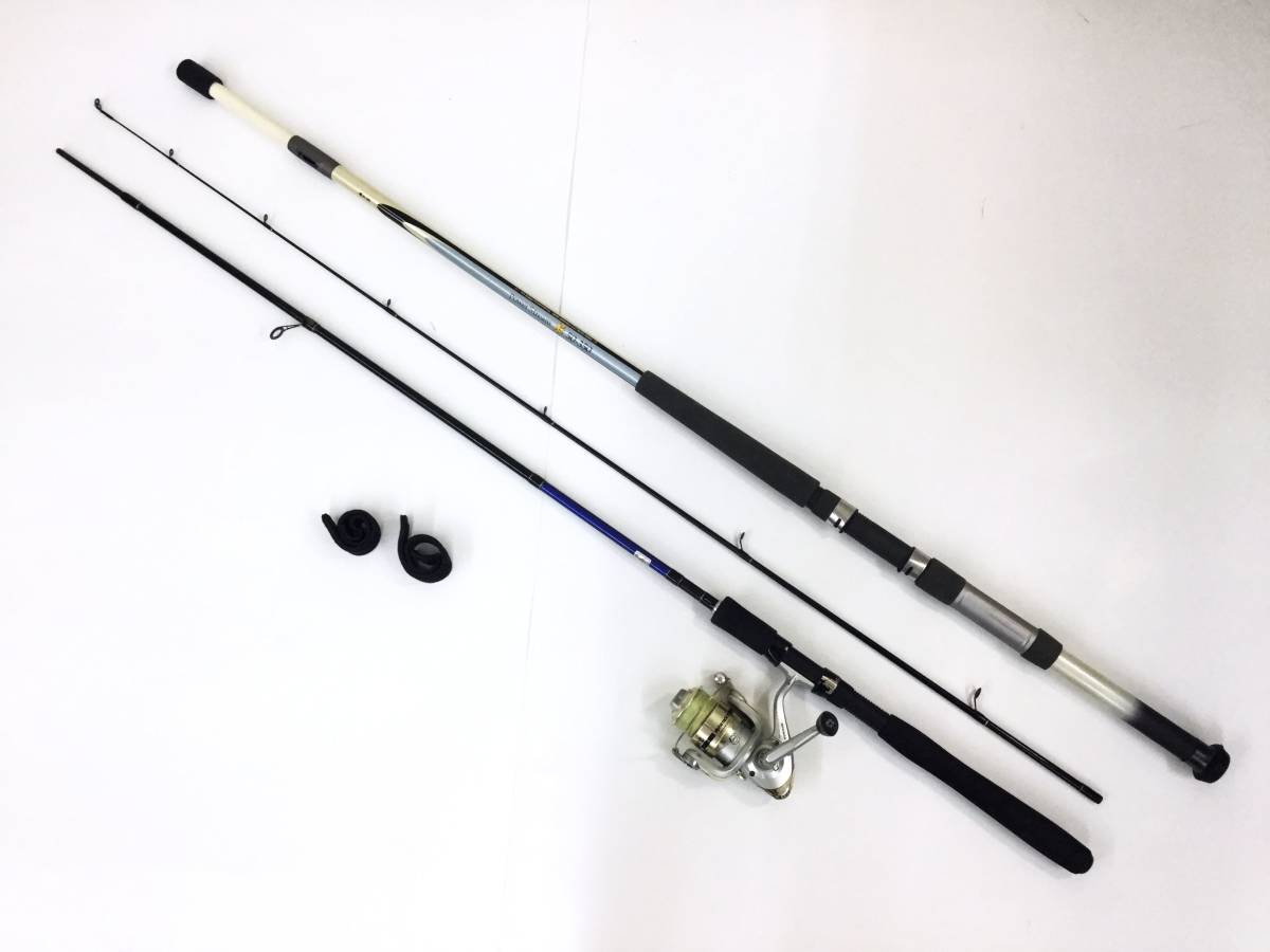 | 釣りセット 初心者 2本の2.1M釣り竿セット ロッド 釣竿セット ＆ リール ロッド・リール SPEEDMARK 釣具 スピニング 釣り竿 CAMPSTORS 長い竿の通販 振出