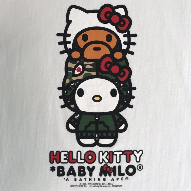 ☆激レア☆ HELLO KITTY マイロ Tシャツ Lサイズ a bathing ape bape 