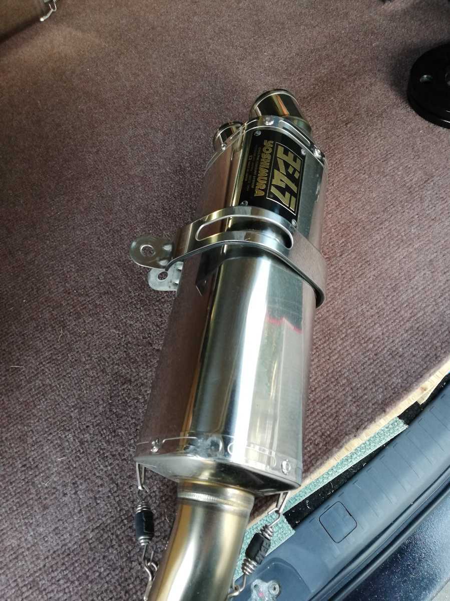 ヨシムラ 2本出し トライオーバル 政府認証 R-11Sq サイクロン 機械曲