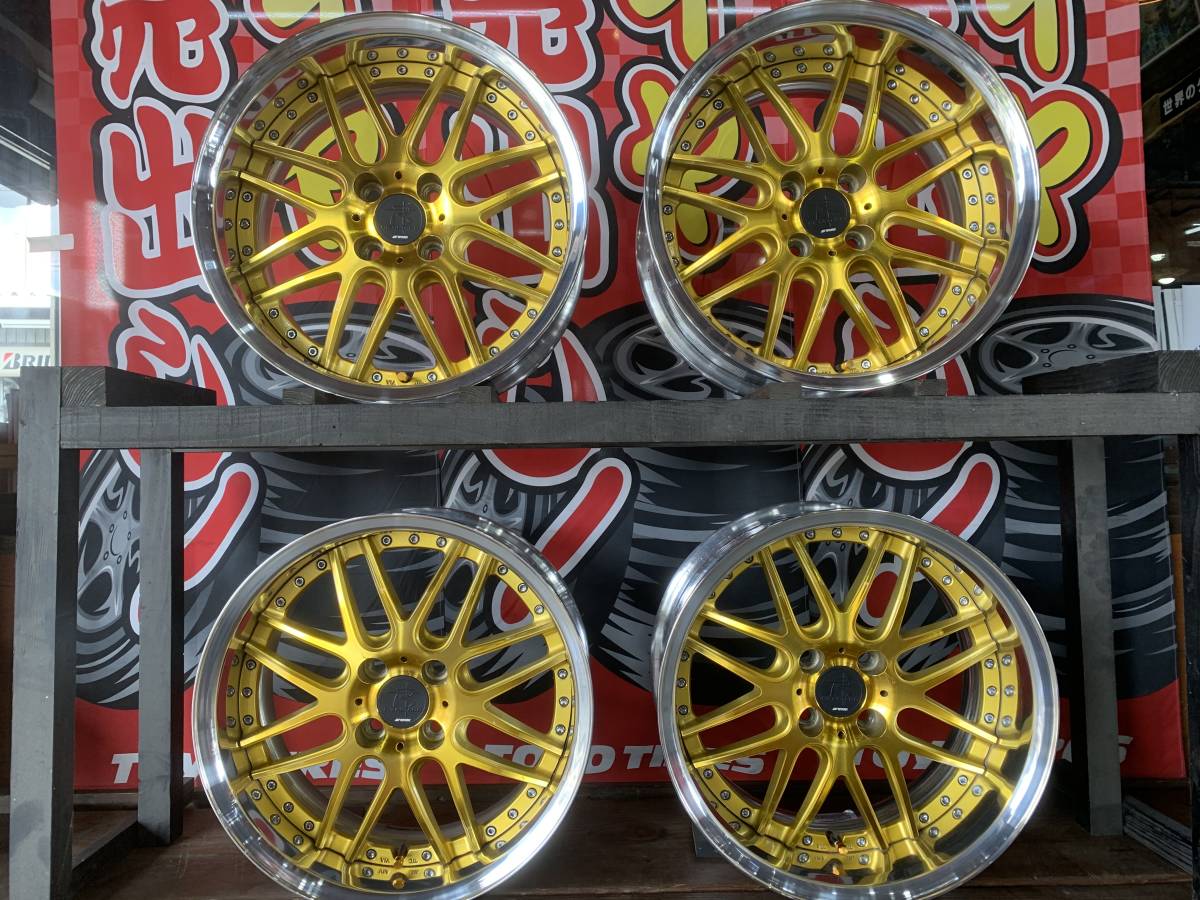 WORK リザルタード 16×8.0J-4 16×7.0J+8 100-4穴 深リム メッシュ TWS