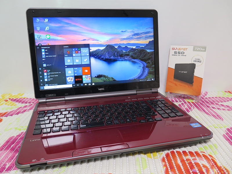【豊富な，HOT】 高速Core i7 爆速新SSD720GB NEC Lavie G レッド フルHD 最新Windows10 メモリ8GB Wi-Fi Blu-ray Office スピーカー高音質YAMAHA製(15インチ～)｜売買されたオークション情報、yahooの商品情報をアーカイブ公開 - NEC
