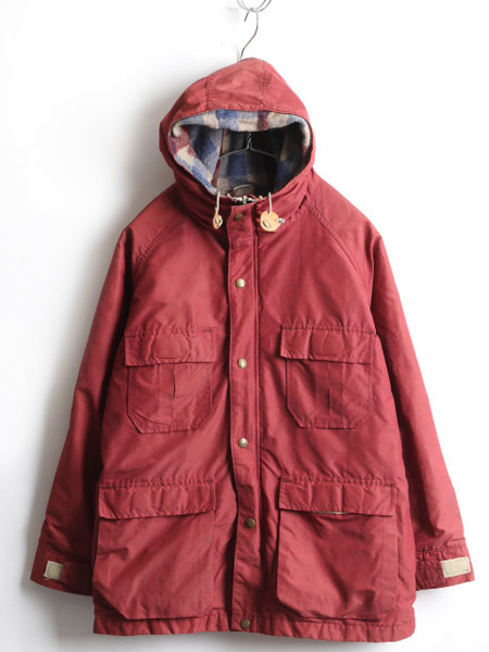 人気セール，安い 80's USA製 旧タグ L.L.BEAN x WOOLRCIH 別注 チェック ウール ライナー付き マウンテンパーカー ジャケット メンズ 男性 S 程 古着(男性用)｜売買されたオークション情報、yahooの商品情報をアー 男性用