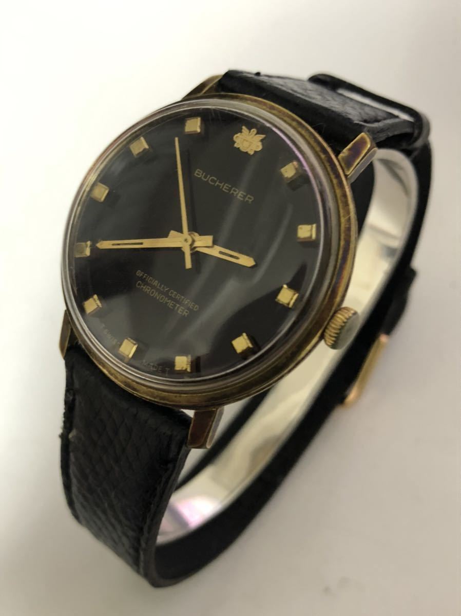 BUCHERER クロノメーター ブッフェラー ブヘラ 自動巻き F. ETA2630