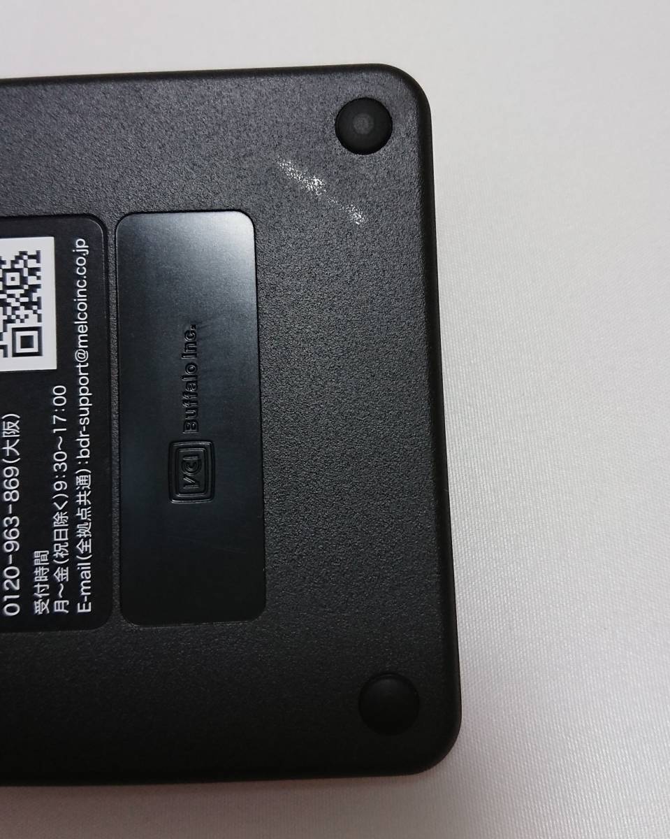 使用時間0時間ほぼ未使用 BUFFALO 1TB ポータブルHDD MiniStation HD-PGF1.0U3-RDA 小キズあり_5