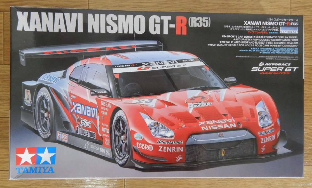 【未組立】 タミヤ 1/24 XANAVI NISMO GT-R (R35)