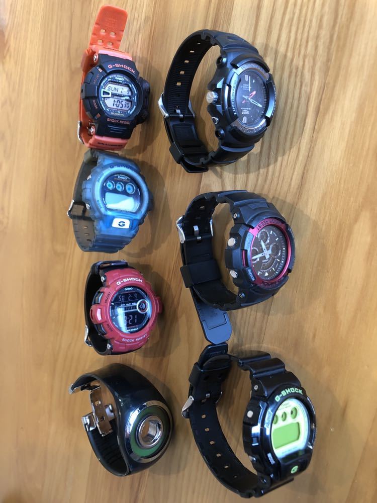 セット まとめて 中古 G-SHOCK CASIO カシオG-SHOCK 電池切れも有り