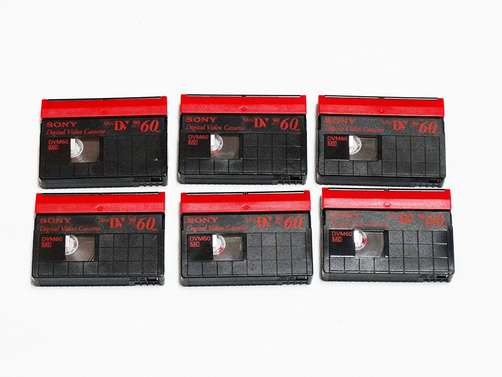 miniDVテープ　SONY DVM60　（リサイクルテープ）6本_2