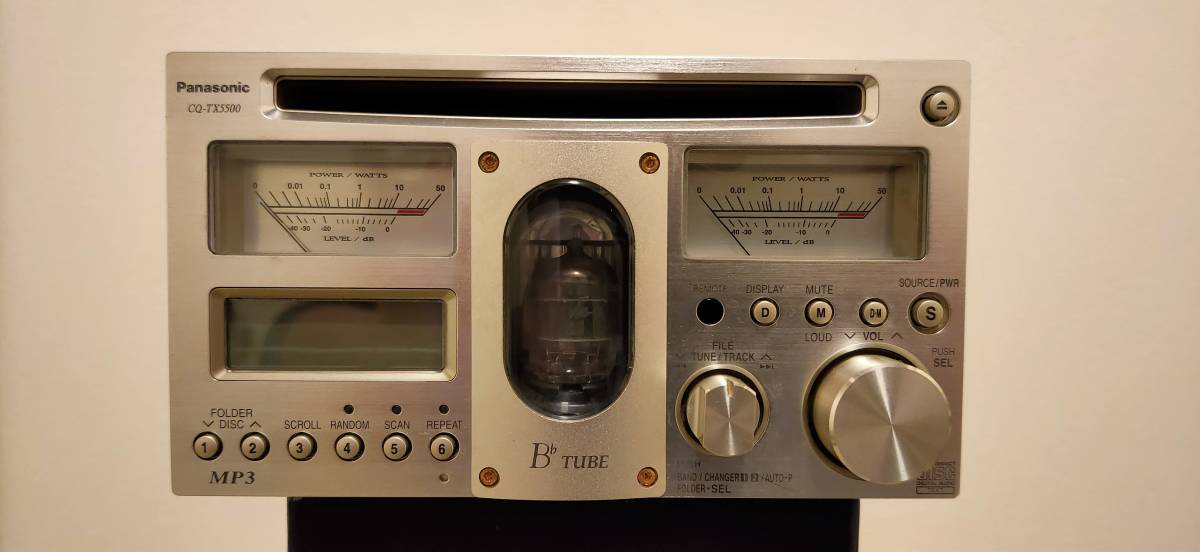 Panasonic パナソニック CQ-TX5500D CD 当時物希少 真空管アンプLR2連