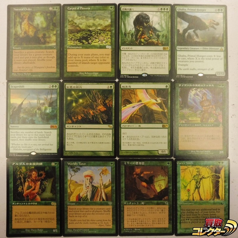 sB198o [人気] MTG 自然の秩序 花の絨毯 召喚の調べ ガルタ 他 日英 計