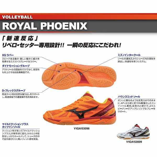 ミズノ ロイヤルフェニックス バレーボールシューズ リベロ セッター