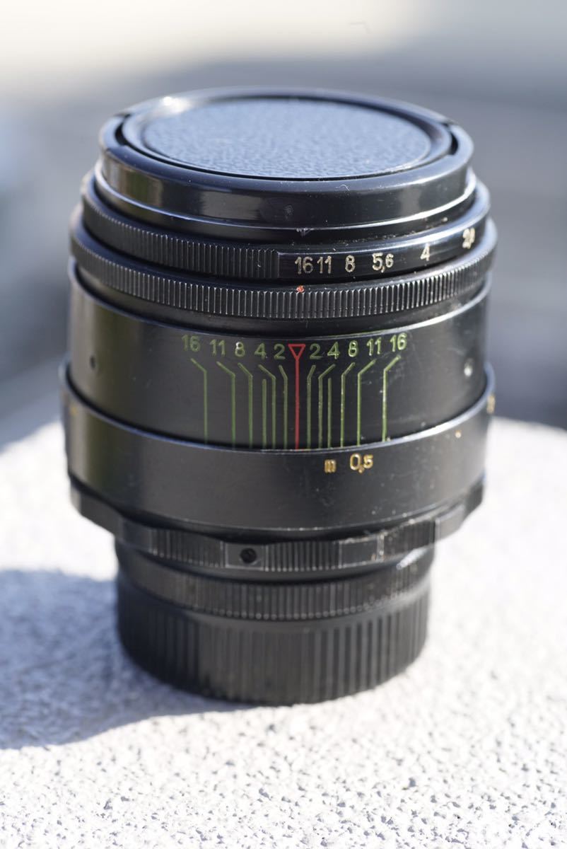 37　未使用　ぐるぐるボケレンズ　 ヘリオス　44-2　M42 付属品付 美品 Helios-44-2 58mm f2 ヘリオス ぐるぐるボケ オールドレンズ 単