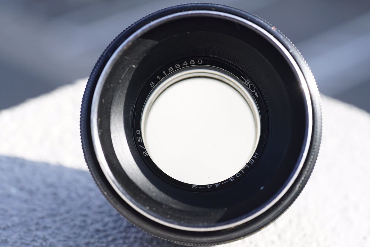 美品 Helios-44-2 58mm f2 ヘリオス ぐるぐるボケ オールドレンズ 単