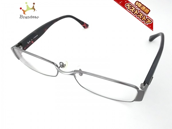 レイバン Ray-Ban メガネ RB8620 プラスチック×金属素材 ダークブラウン×シルバー 度入り/TITANIUM サングラス ...