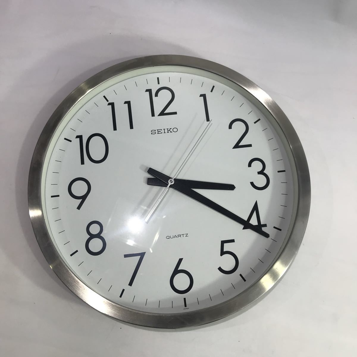 SEIKO セイコー 壁掛け時計 シンプル 丸型 35cm L-137 SH366A