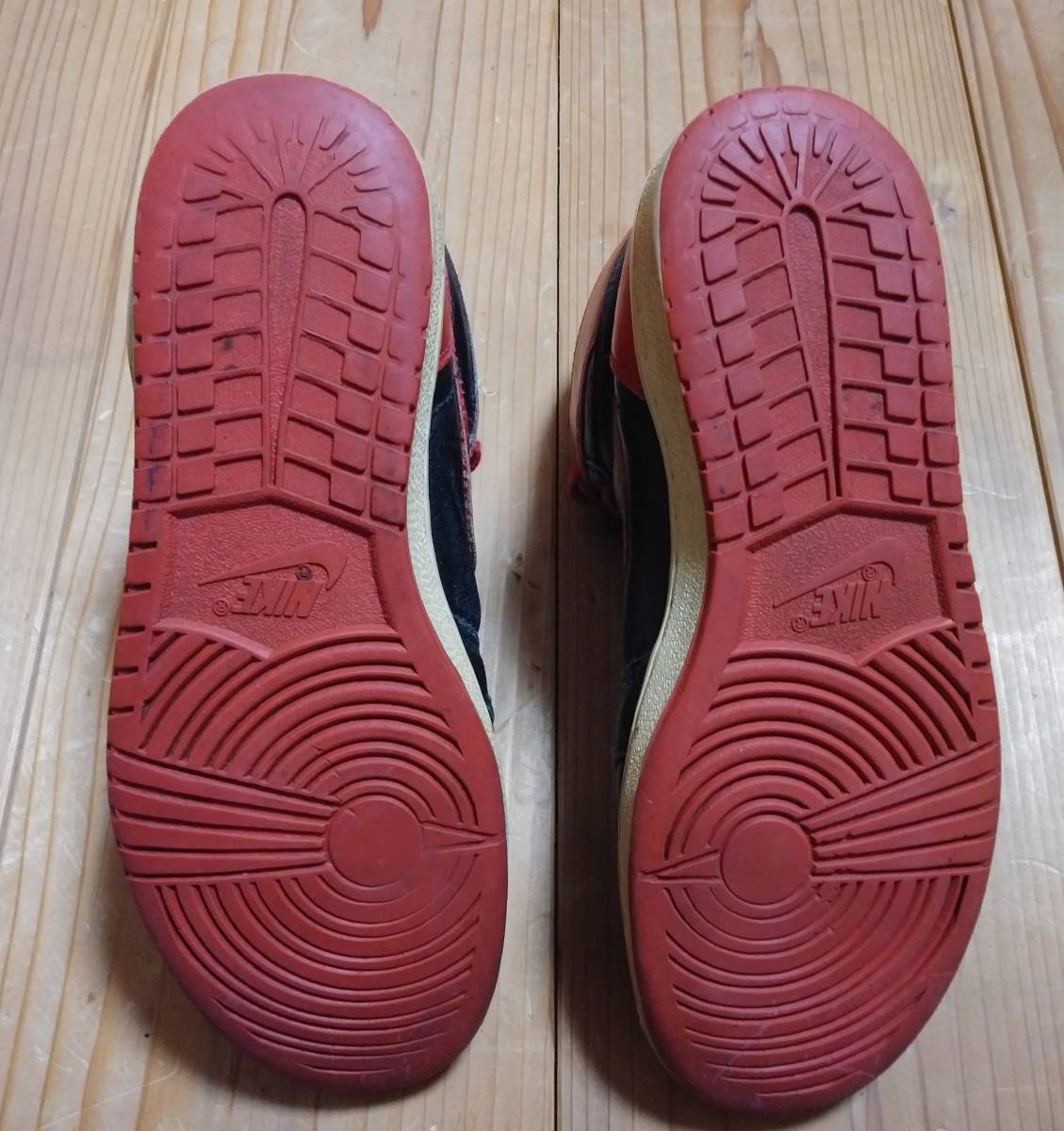 NIKEナイキ エアジョーダン1 オリジナル スラムダンク桜木花道 黒赤 