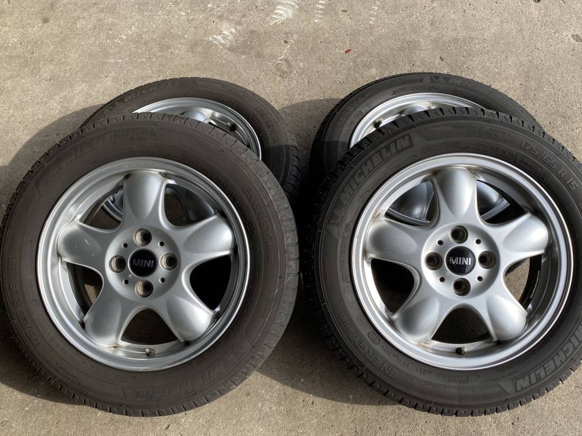 AO1さん専用②美品！MINI純正15インチ　ミシュラン175/65R15 MINI夏タイヤ 175⁄65R15 純正ホイールおまけ ミシュラン10⁄1より 0 1 -